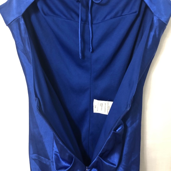 Roberta Shiny Blue Mermaid Skirt Dress Size 3/4 Style# 13121 - Picture 4 of 8